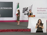 La Secretaria de Turismo en la Mañanera de Sheinbaum Pardo.