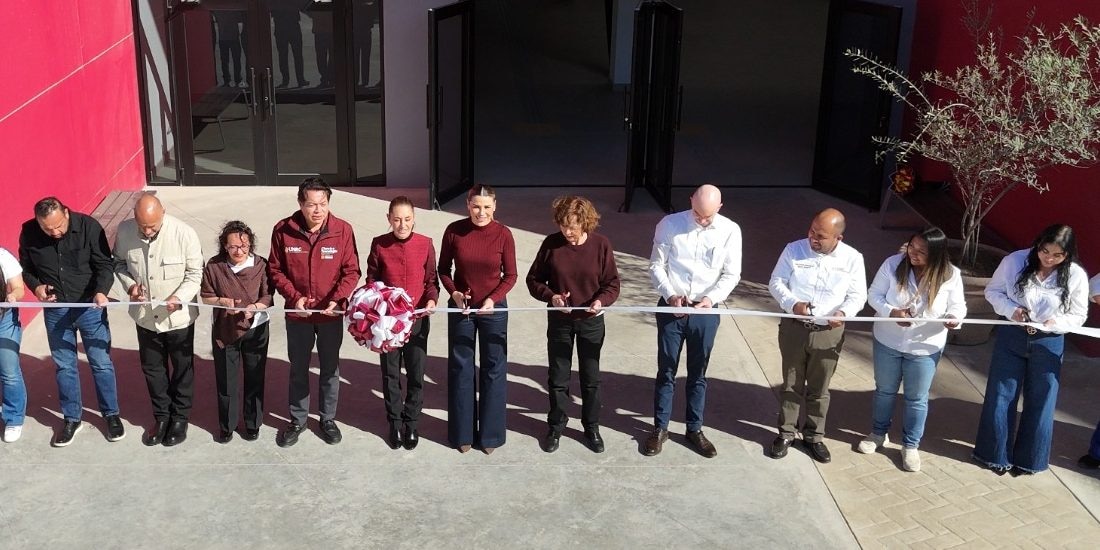 Sheinbaum inaugura primera etapa de Universidad Nacional Rosario Castellanos en Tijuana.
