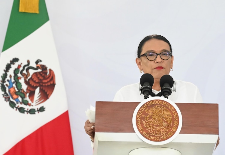 Rosa Icela Rodríguez, titular de la Secretaría de Gobernación, participó en la Conferencia.