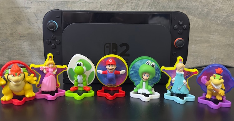 Juguetes de la Cajita Feliz de Super Mario Galaxy