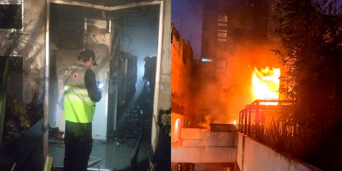 Controlan incendio en edificio de la Condesa; no hay víctimas