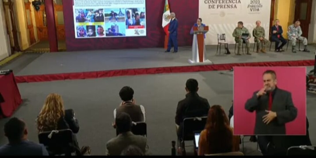 Rosa Icela Rodríguez, en la mañanera este martes.