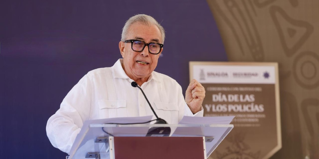 Rubén Rocha Moya, gobernador de Sinaloa, en una fotografía ilustrativa.