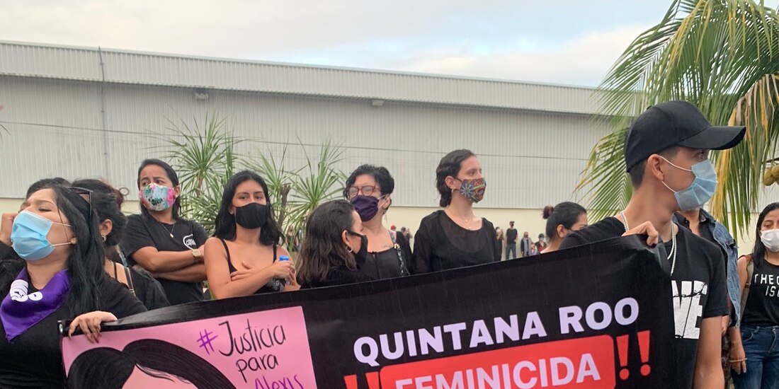 Protesta por feminicidio de Bianca Alejandrina
