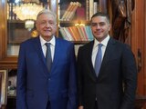 Omar García Harfuch se reunió esta tarde con el Presidente López Obrador.