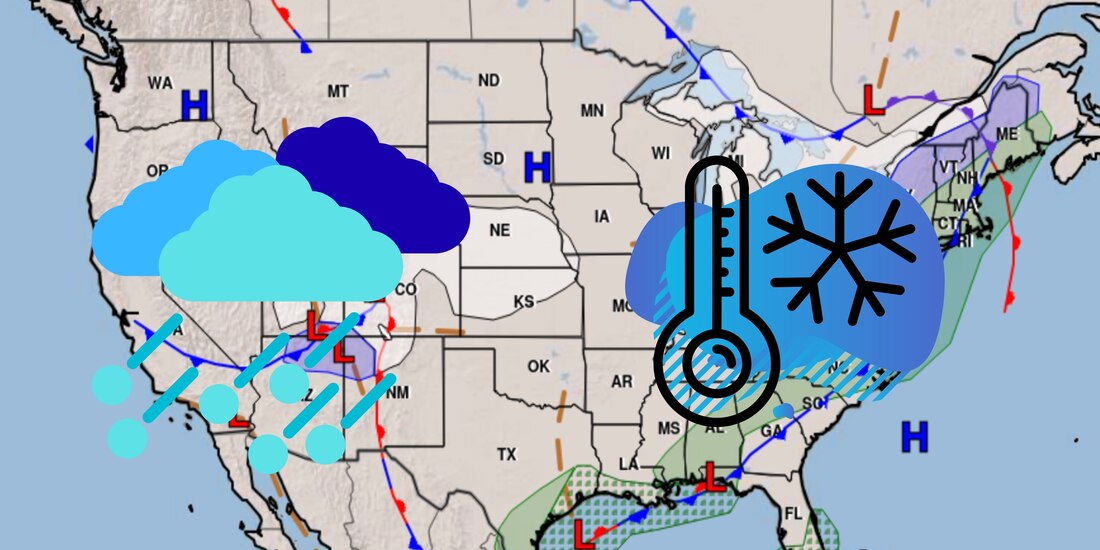 Tormenta invernal en Estados Unidos