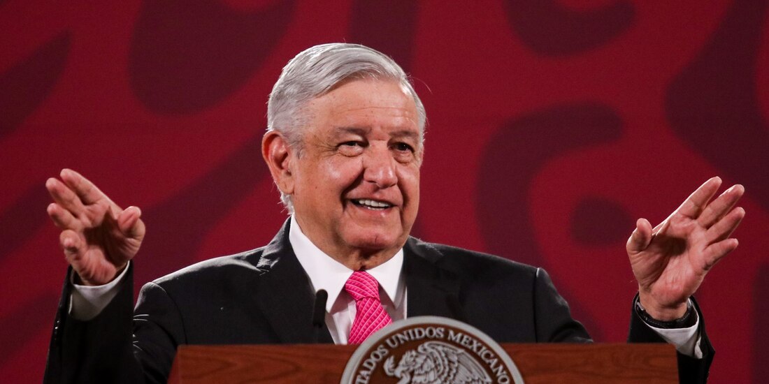 El presidente de México, Andrés Manuel López Obrador, el 21 de julio de 2020.