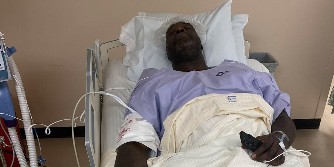 Shaquille O’Neal, en el hospital.