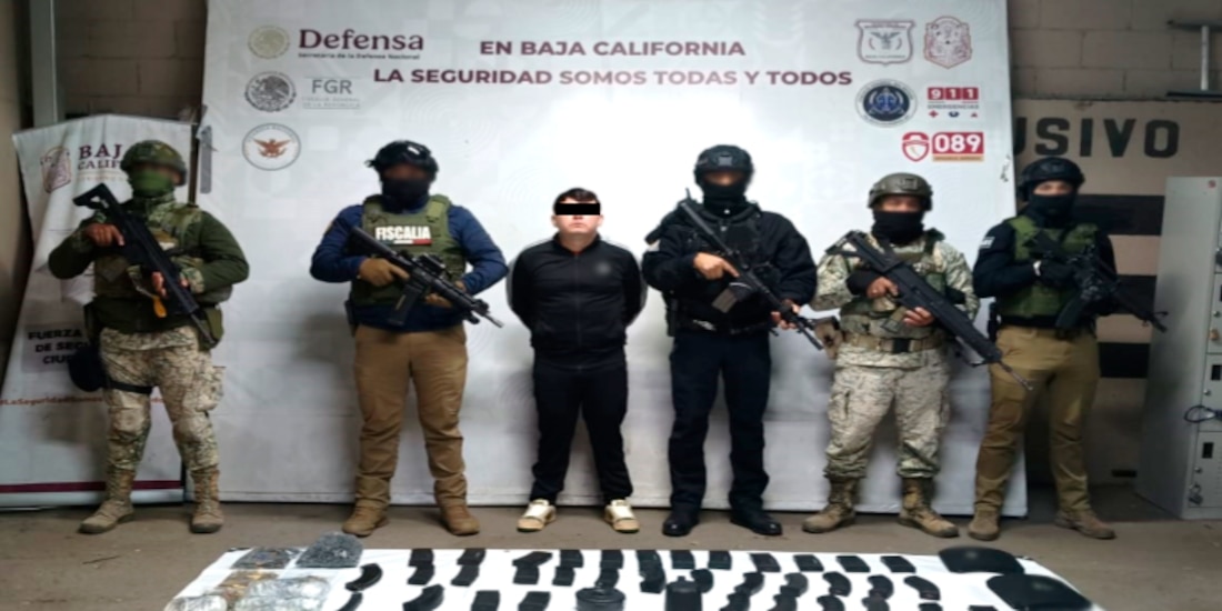 Presentación de presunto delincuente.