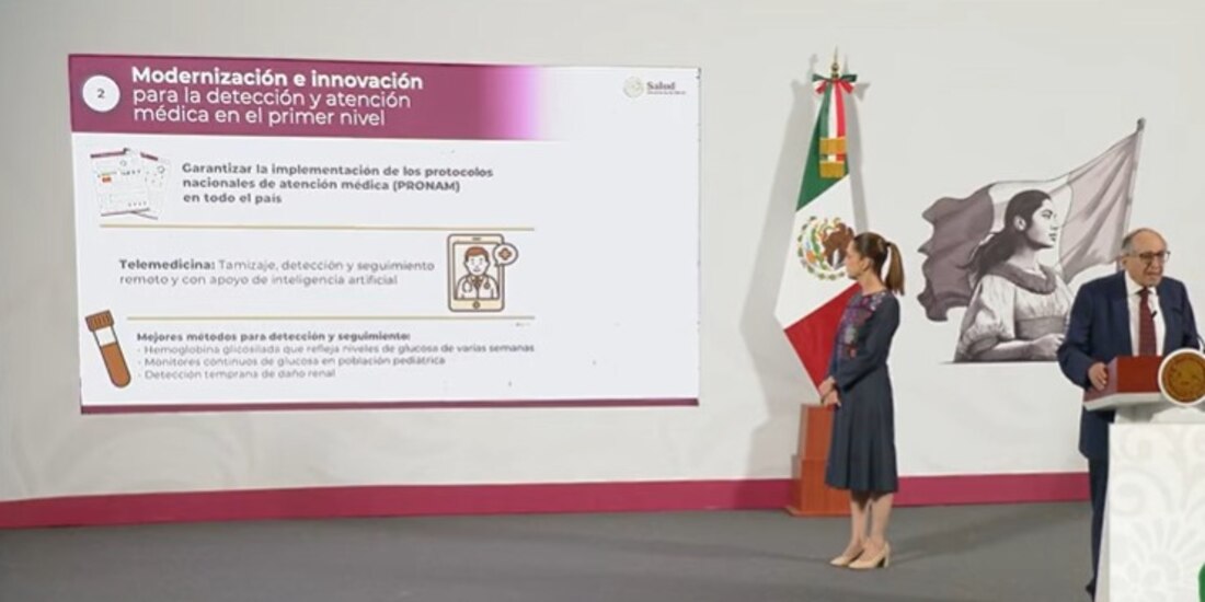 El titular de la SSa estuvo en Palacio Nacional este día.