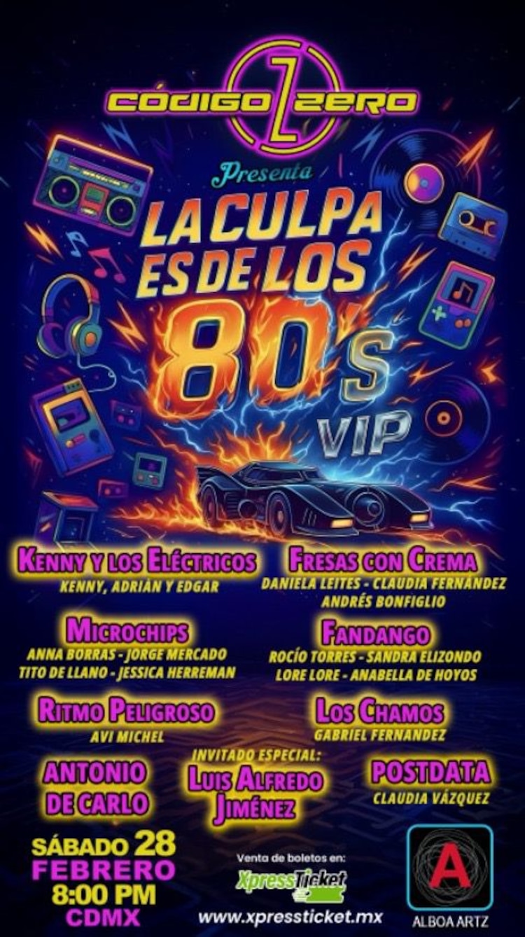 La Culpa es de los 80s VIP