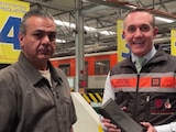 Rubalcava Suárez supervisó mantenimiento a sistema de frenado de trenes NM02 del Metro.