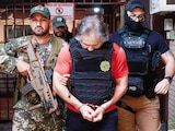 La policía de Paraguay entrega a Bermúdez a México el 17 de septiembre de 2025.