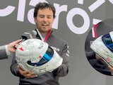 Checo Pérez revela el casco para su GP 300 en la F1