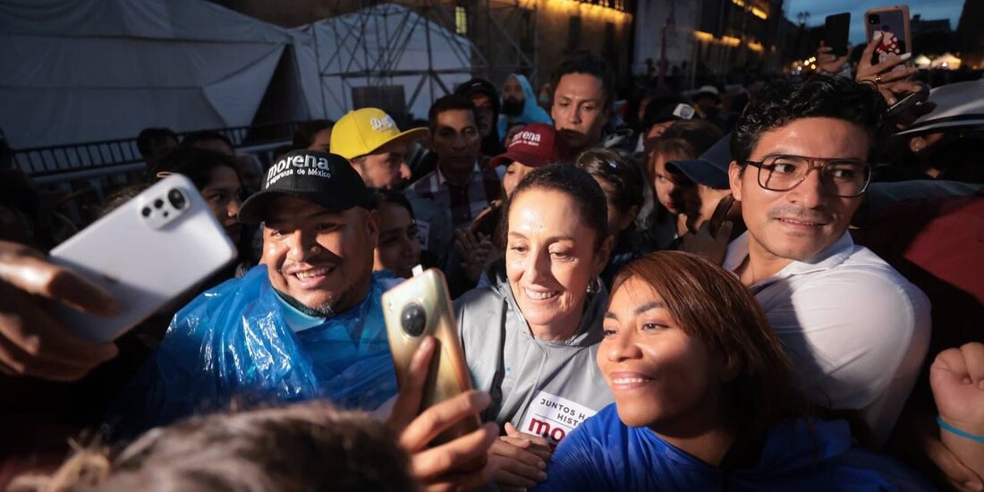 Claudia Sheinbaum asiste a los 5 años del Triunfo Democrático para la Transformación de México