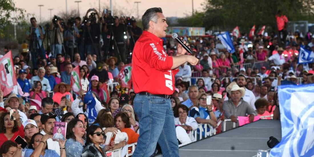 Llama Alejandro Moreno a sonorenses a apoyar con todo a Xóchitl Gálvez.