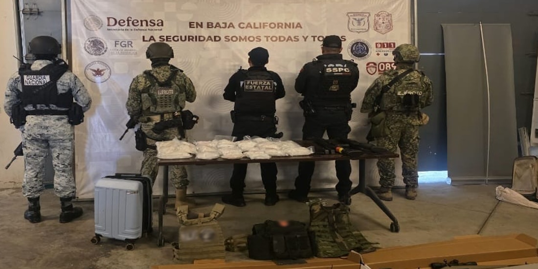Acción de seguridad en Baja California.
