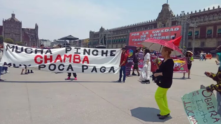 Marchas por el Día del Trabajo.