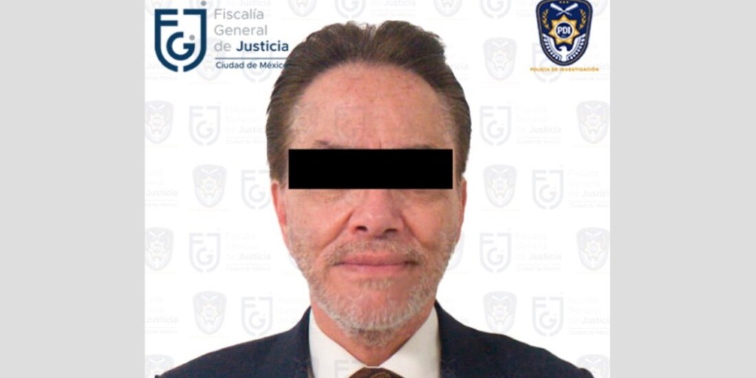 Alejandro del Valle fue detenido este jueves en la zona de Polanco, informó la Fiscalía de CDMX.