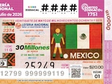 Sorteo Zodiaco 1751 de la Lotería Nacional.