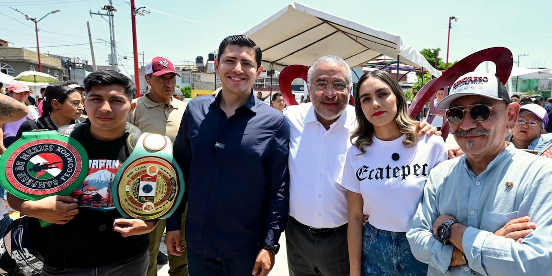 Diputada local Zaira Cedillo encabeza rehabilitación del Parque de las Rampas en Ecatepec.