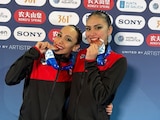 Itzamary González y María Fernanda Arellano ganaron el bronce en la Copa del Mundo de Natación Artística en España.