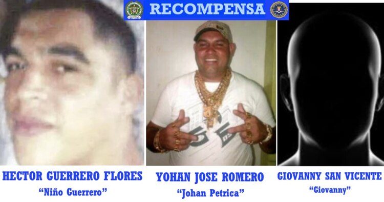 Estados Unidos ofrece 12 mdd de recompensa por la captura de estas personas.