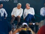 AMLO y Rubén Rocha Moya