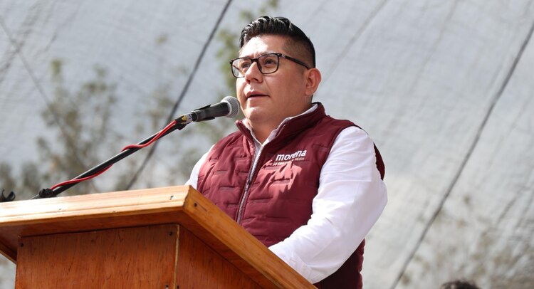 En la imagen, el líder de Morena en Veracruz, Esteban Ramírez Zepeta.