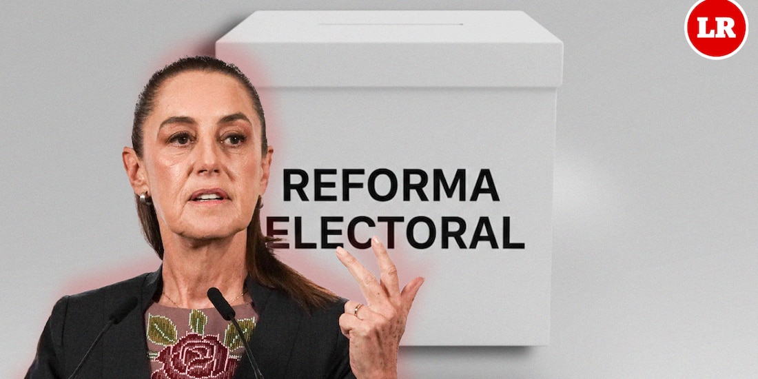 Presidenta Claudia Sheinbaum envía su "Plan B" de reforma electoral al Senado.