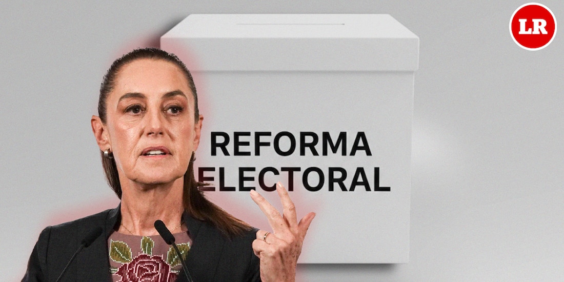 Presidenta Claudia Sheinbaum envía su reforma electoral a la Cámara de Diputados.