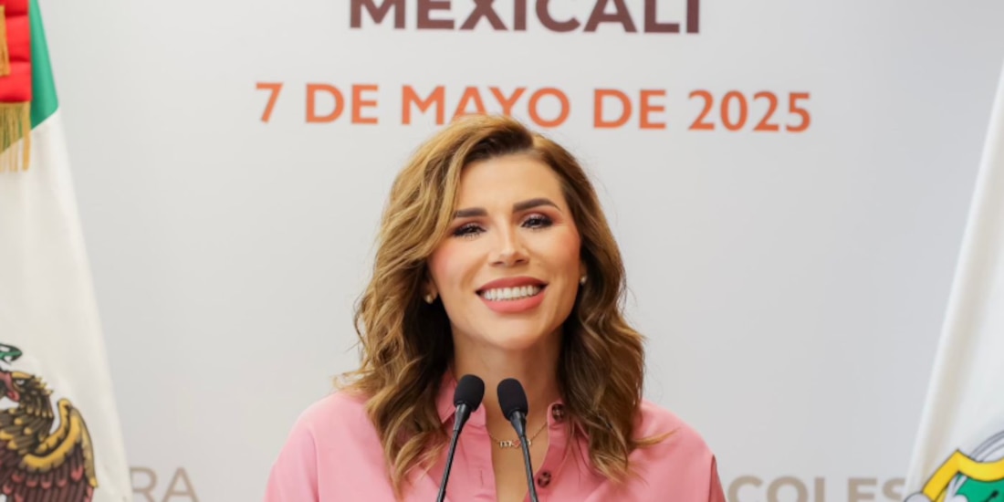 La gobernadora de Baja California, Marina del Pilar Ávila