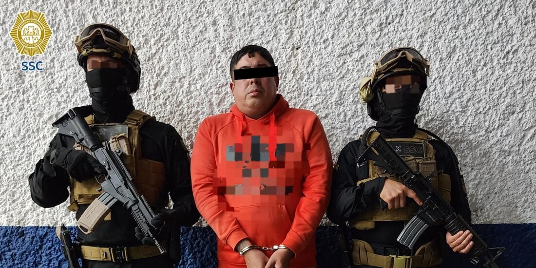SSC-CDMX detiene a "Lalo Bananas", presunto operador financiero de La Unión Tepito en alcaldía Cuauhtémoc.