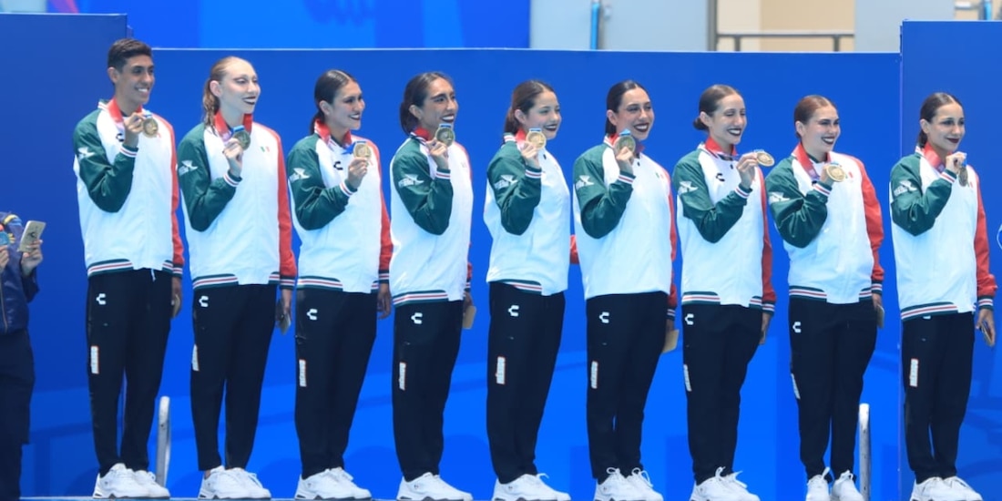 México impuso su ley en la natación artística de Santo Domingo 2026.