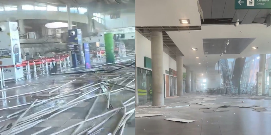 Daños en el aeropuerto de Pereira, Colombia