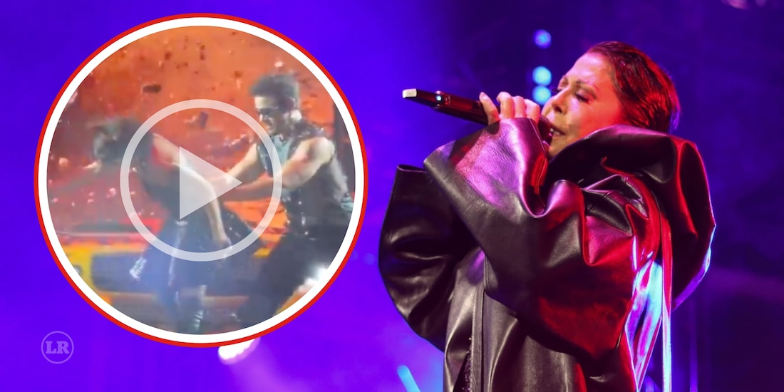 Alejandra Guzmán sufre accidente durante su concierto