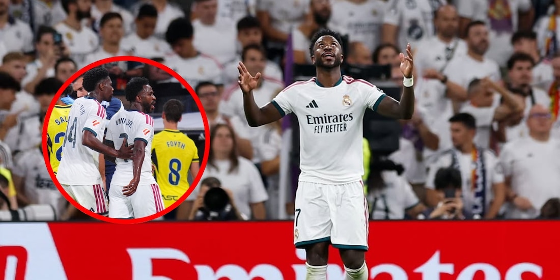 Vinícius Júnior se fue expulsado en el duelo ante Villarreal en LaLiga de España