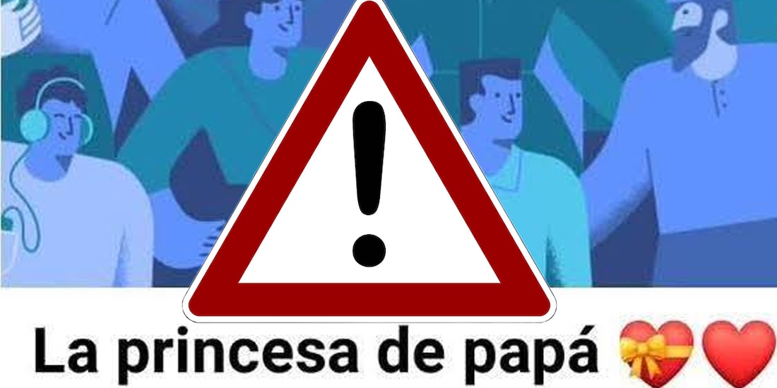 El perturbador grupo de Facebook La princesa de papá