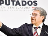 Ricardo Monreal, presidente de la Jucopo de la Cámara de Diputados, el martes.