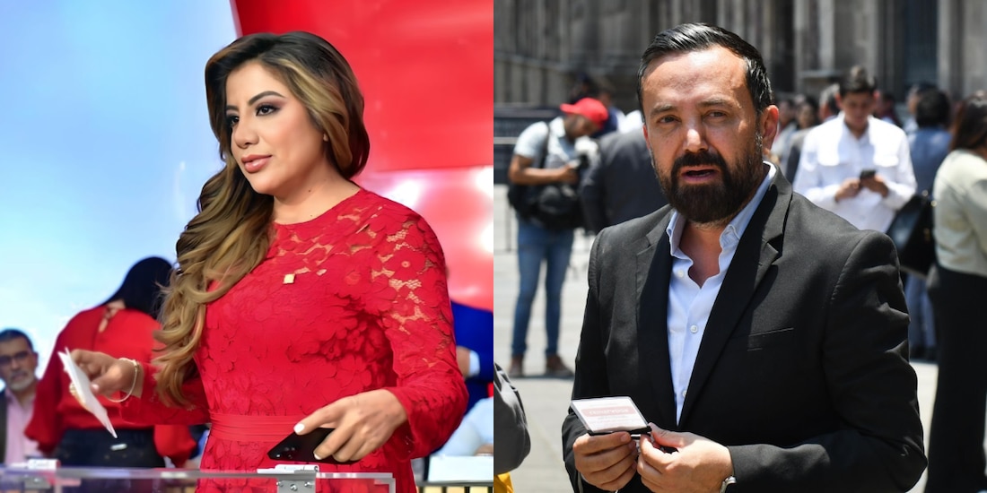 Los legisladores Arturo Ávila y Lorena Piñón