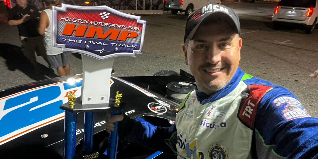 Enrique Ferrer consigue primer lugar en los Pro Modifieds de NASCAR