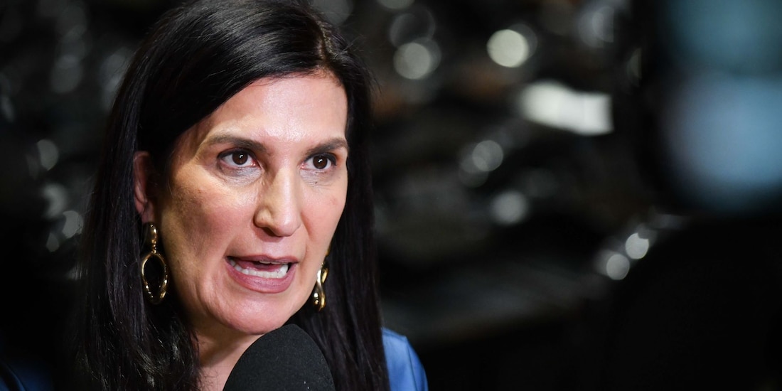 Kenia López Rabadán, presidenta de la mesa directiva de la Cámara de Diputados