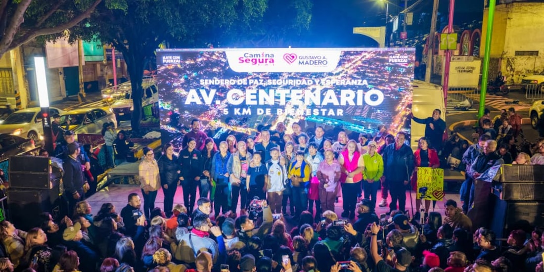 Janecarlo Lozano inaugura Sendero Centenario en la alcaldía Gustavo A. Madero.