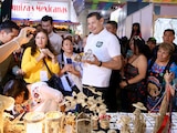 Gobernador Alejandro Armenta, en la Feria de Puebla.