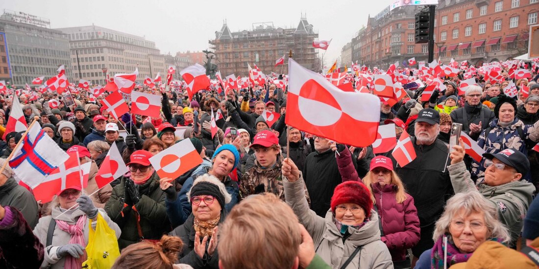 Marchas en Groenlandia el dia de hoy