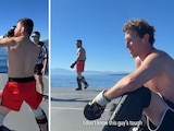 Mark Zuckerberg participa en sesión de sparring con Merab Dvalishvili.