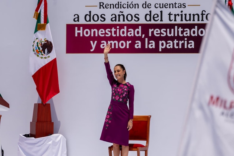 Claudia Sheinbaum agradeció la confianza de quienes, hace dos años, votaron por construir el Segundo Piso de la Transformación.