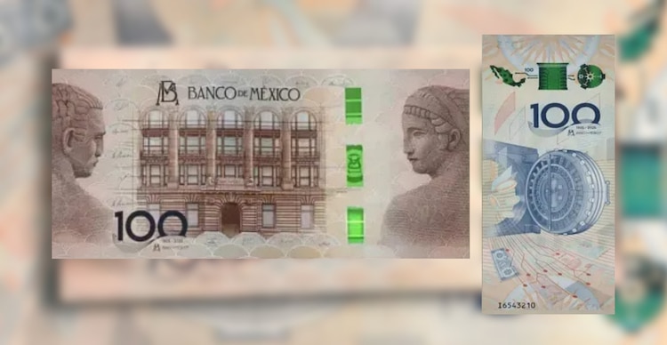 Billete conmemorativo 100 años Banxico