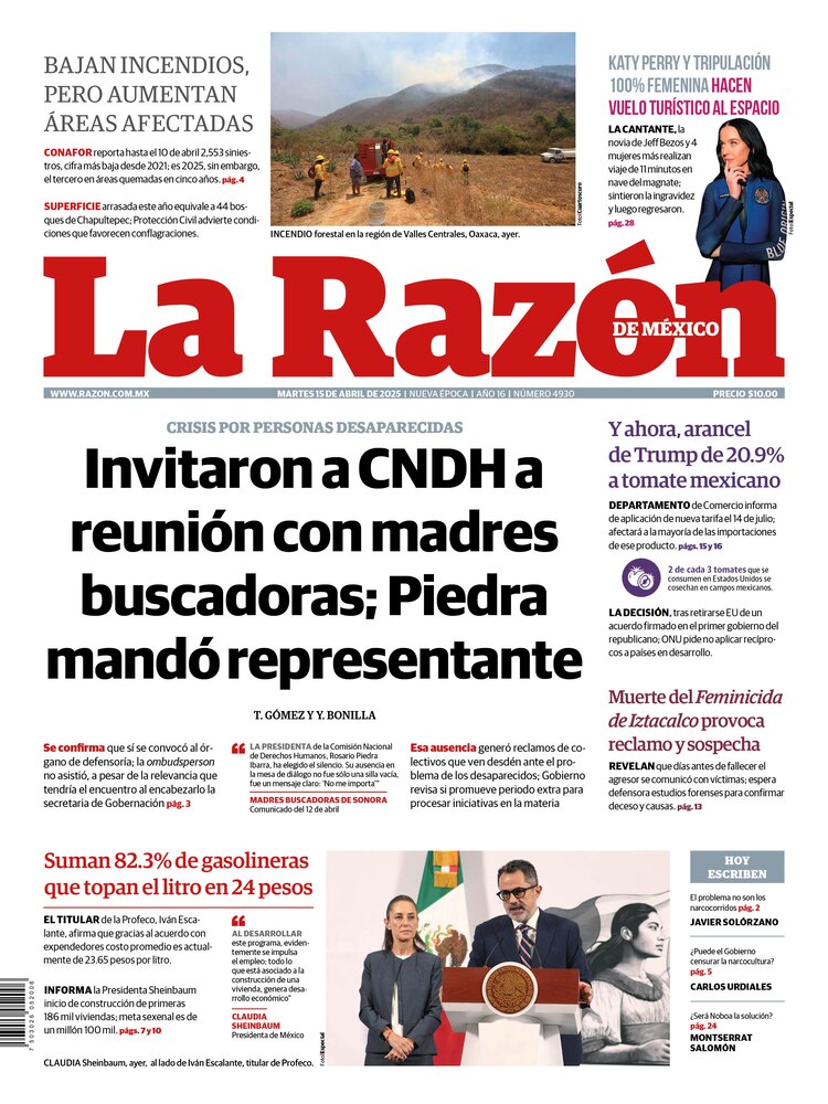 La Razón 15 abril 2025