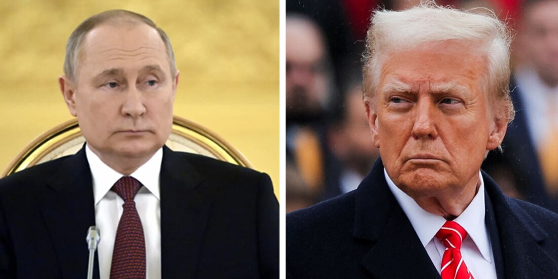 EN la imagen los presidentes de Rusia y los Estados Unidos, Vladimir Putin y Donald Trump, respectivamente